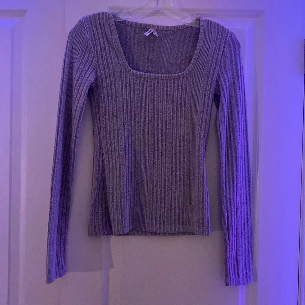 Muds Grey Long Sleeve Top